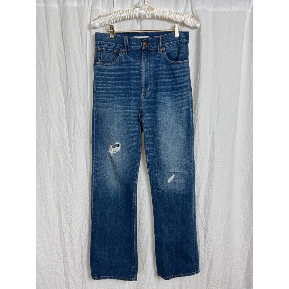 Rivet & Thread Jeans with patch detail